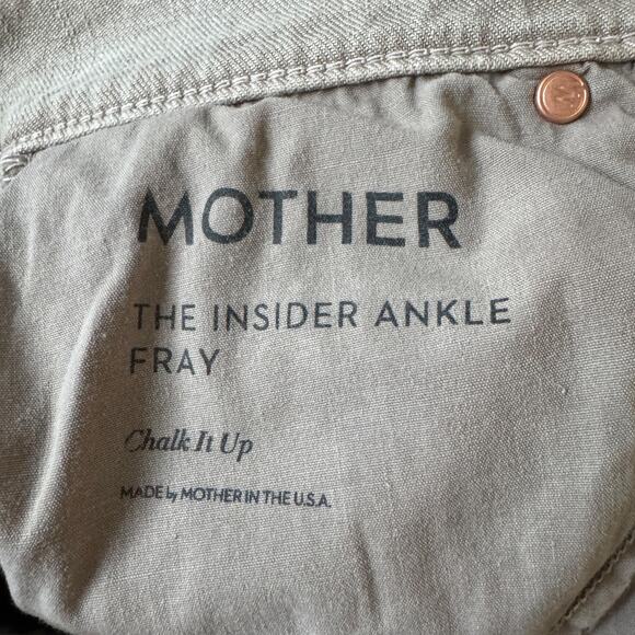 Mother The Insider Ankle Fray Chalk It Up - Picture 7 of 12